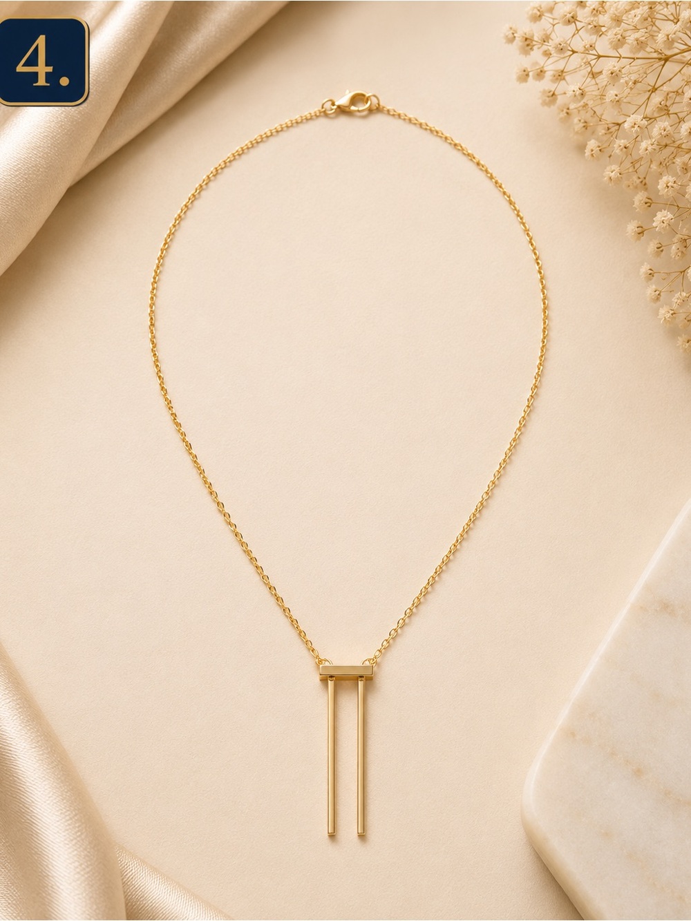 Gold Layered Statement Necklace Collection - Buyers Pick - Picture 5 of 9